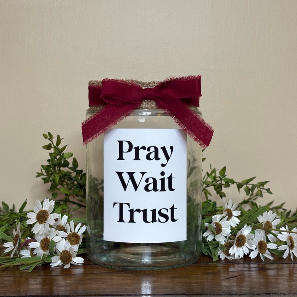 Prayer Jar - Christian Gift - Christian Hime Decor - Spiritual Tool - Faith Gift